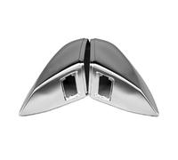 Rearview Mirror Covers Compatible For Audi Q7 2016-2021, Q5 2019-2021 Chrome Matt Cap Accessories Styling(With hole)