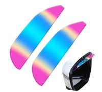 Rearview Mirror Eyebrow, Rain Guard, Dirt Resistant Cover, Automotive Exterior Shield for Keeping Clear Vision and Enhancing Vehicle Truck Style Wet Conditions, Multicolor