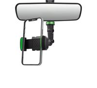 Rearview Mirror Phone mount- Adjustable Holder, Foldable Car Cradle, Space-Saving Universaal mount| 360° Rotating Multifunctional Phone Mountfor Car Compatible with All Smartphone and Vehicles
