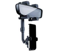 Rearview Mirrors - Rotatable Car Phone Holder with Telescopic Mount | Car rearview mirror phone holder with stable image support, rotatable telescopic design and lens-friendly mounting for drivin