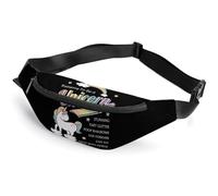 Reasons to Be A Marsupio con stampa a tracolla, alla moda, con cinghia regolabile, per uomo e donna, Stile:, 36*15cm, MHXYZHW