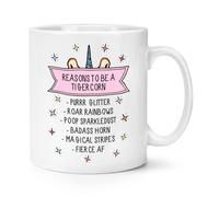 Reasons To Be A Tigercorn 284ml Tazza - Divertente Tigre Unicorno Animale