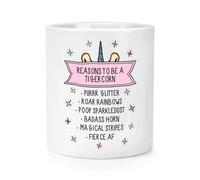 Reasons To Be A Tigercorn Trucco Pennello Matita Pot - Divertente Tigre Unicorno