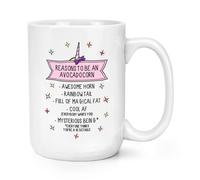 Reasons To Be Un Avocadocorn 426ml Grande Tazza - Avocado Unicorno Divertente
