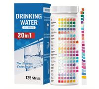 reattive per test della qualità dell'acqua 20-in-1 | alluminio, ferro, rame, piombo, , , fluoruro, , mercurio e metalli pesanti in acqua potabile, pozzi e acqua sotterranea - di carta VANSFUL.