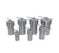Reattore ad autoclave, Reattore di sintesi idrotermale Serbatoio digestione a pressione ad alta temperatura Per laboratorio(10ml full set)