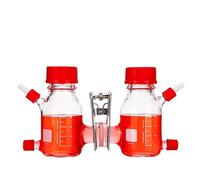 Reattore MEC di tipo II - Cella di elettrolisi microbica a doppia camera, vetro borosilicato(100ml)