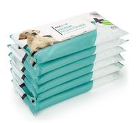 ReaVET Salviette umidificate per cani, gatti, dimensioni da viaggio, 120 pezzi, XXL, extra grandi e ipoallergeniche, salviettine per la pulizia, per glutei, zampe, occhi e orecchie