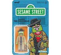 Reazione Sesame Street Lefty Il Venditore Figura Giocattolo Super7 60117