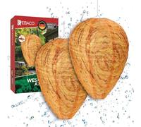 REBACO Nido di vespe - Set di 2 repellenti per vespe | repellente per insetti | trappola per vespe all'aperto | nido artificiale di vespe | resistente alle intemperie