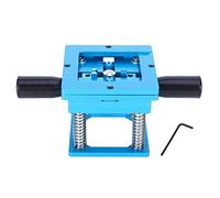Reballing Station Universal Ball Rework Table Lightweight Aluminum Alloy Kit with Handle for Mobile Phone Chip Repair 50 x 50mm Blue Reballing Tin Planting Tool