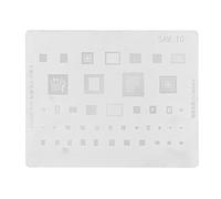 Reballing Stencil in acciaio inox Rework Template Mobile Phone Repair CPU Net ad alta velocità Posizionamento accurato S10 S10 NOTE10 Series