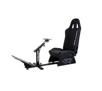 Rebblers GT Simulatore di Guida con Sedile Avvolgente Fisso per Gare Rally, GT e Formula Compatibile con Tutti i Volanti e Pedali, per PC e Console (Nero)