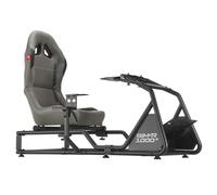 Rebblers SIMR1000 Simulatore Guida Professionale - Sedile Racing Avvolgente con Supporto Cambio e Freno a Mano - Regolabile F1/GT/Rally - Compatibile Tutti i Volanti Gaming - PC/Console (Grigio)