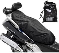 Rebeca Shop® Copri-sella Universale Con Borsa | Coprisella Adattabile Per Scooter Moto | Disponibile In Diverse Taglie M - L - XL - Maxi | Nero (XL (95x48cm))
