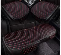Rebeca Shop® Coprisedili Universali Auto in PVC Nero, Protezione Sedile Anteriore e Posteriore, Protector Comfort Automotive Interni (3 Pezzi - (Solo Seduta))