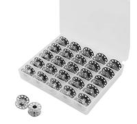 REBECASKYENS 25 bobine per macchina da cucire, capsula per bobina, accessori da cucito, bobine in metallo, bobine per macchine da cucire artigianali