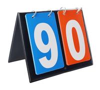 REBECASKYENS Tabellone segnapunti per sport, tabellone segnapunti portatile, per pallacanestro, calcio, badminton, baseball per competizioni, 2 cifre