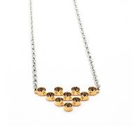 Rebecca Collana Gioielli Acciaio E ZIRCONI Gialli BPBKOC05