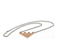 Rebecca Collana Gioielli Acciaio E Zirconi Gialli BPBKRP09