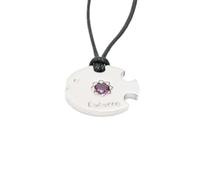 Rebecca COLLANA GIOIELLI IN ACCIAIO E PENDENTE PESCIOLINO PIETRA VIOLA XUNSSR12