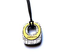 Rebecca COLLANA UOMO DONNA GIOIELLI IN CORDA E PENDENTE ACCIAIO E ORO XOPMBX06