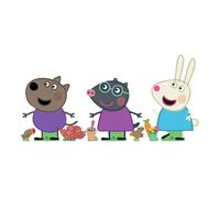 Rebecca, Danny E Molly Cartone Ritagli Peppa Pig Multi Confezione 5 Gratis