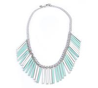 Rebecca Minkoff Collana Statement Mint Multi Runway ID Bib Necklace