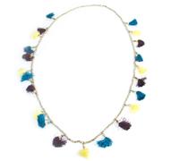 Rebecca Minkoff Multicolore Perline Lungo Collana con Nappa