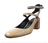 Rebecca Minkoff Sandali Con Tacco Beige Nudo In Nappa Brooke #M670600 8 NWB