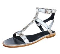 Rebecca Minkoff Sandali Metallici Argento Da Donna #M1261020 NUOVI