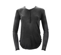 Rebecca Minkoff Top Henley Chelsey A Maniche Lunghe Da Donna $58 NWT