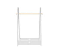 Rebecca Mobili Appendiabiti Bambini Guardaroba Montessori bianco MDF Pino