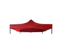 Rebecca Mobili Telo Ricambio Gazebo Tendone Rosso Poliestere Resistente 3x3 - rosso poliestere RE6576