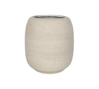 Rebecca Mobili Vaso per piante da Interno, Bianco, in Ossido di Magnesio, Stile Moderno - Misure HxLxP: 37 x 32,5 x 32,5 cm - Art. RE7313