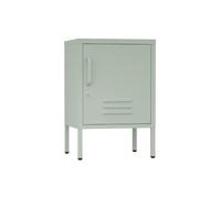 Rebecca Mobili Vilde - Armadietto comodino, con anta | 2 Ripiani Interni, Stile Moderno, Da Montare, Con Serratura, Gambe in Metallo