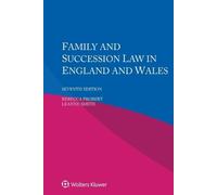 Rebecca Probert Leanne S Family and Succession Law in England and W (Tascabile)