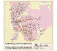 Rebecca Solnit Joshua Je City of Women New York City Subway Wall Map (20 (Map)