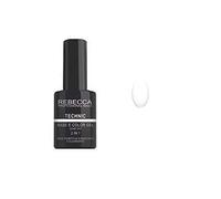 Rebecca Technic Base e Color Gel Semipermanente 10ml - 2 in 1 - Colore Cover X White