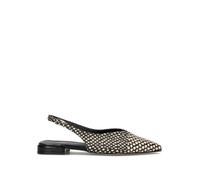 REBECCA VAN DIK Slingback donna bianca/nera 38