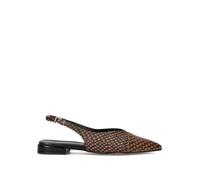 REBECCA VAN DIK Slingback donna cuoio/nera 38