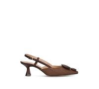 REBECCA VAN DIK Slingback donna marrone 38