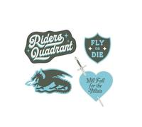 Rebecca Yarros's Fourth Wing: Fly or Die Stickers - Sticker Set of 4