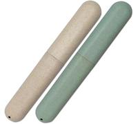 REBECCAGIBSON 2 custodie per spazzolino da denti, 20,5 cm x 3 cm x 2 cm, adatte per viaggi, famiglia