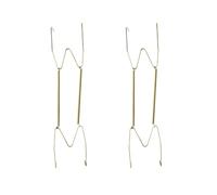 REBECCAGIBSON 4 supporti invisibili per piatti, ganci per appendere piatti decorativi, supporti da parete per piatti, 2 dimensioni, con 1 livella a bolla inclusa, per soggiorno, cucina, camera da