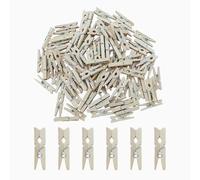 REBECCAHOWARD 110 Mini Mollette in Legno, 2,5 cm, Decorative, Robuste, Ecologiche