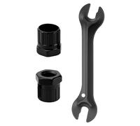 REBECCAHOWARD 2 Attrezzi per la rimozione di Cassette e pignoni, Chiave per Cassetta pignoni Bici, estrattore a Ruota Libera per Ingranaggi dentati, con 1 Chiave Inglese