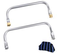 REBECCAHOWARD 2 Pezzi 250 x 95mm e 220 x 90mm Borsa in Alluminio Manico Borsa Cornice,Manico Interno Tubolare Forma,Cornice Bacio Chiusura,Borsa Pranzo Artigianale,per Clutch,Borse Uncinetto