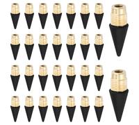 REBECCAHOWARD 30 Pezzi Ricariche Nere Grafite,Matita infinita Punta grafite intercambiabile,Punte Ricambio Matite Infinite in Punte Durevoli e Facili Cancellare,per Pittura,Ufficio