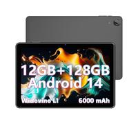 Rebecco Tablet 2025 Tablet 10 Pollici Android 14 Tablet, 12 GB RAM + 128 GB ROM (Espandi a 1TB), Octa Core 1280 * 800 IPS HD Display Android Tablet, Unisoc A523 CPU, 5G / 2.4G WiFi, Dual 5MP + 8MP